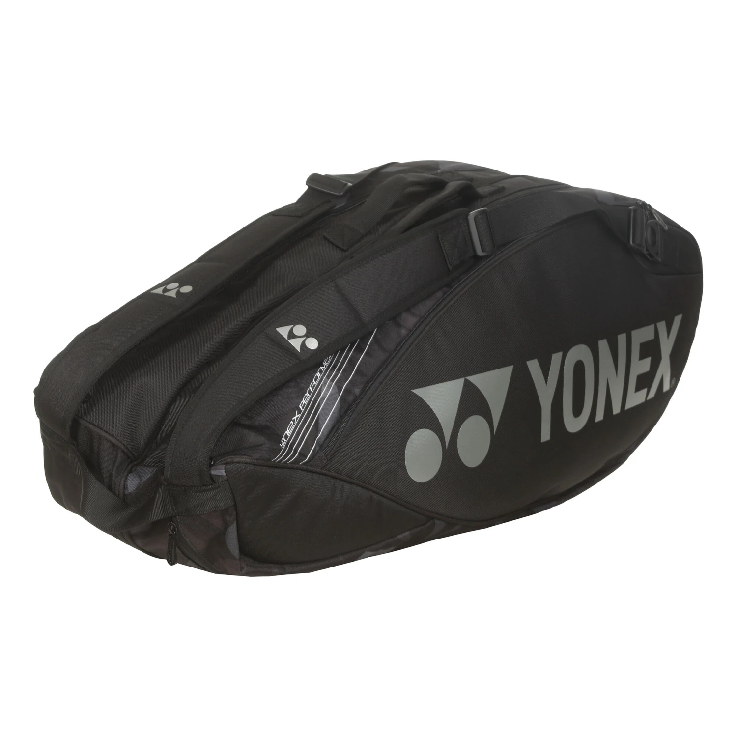 YONEX Pro Racquet Bag Schlägertasche 6er - Schwarz, Grau – Bild 2