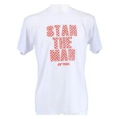 Yonex Trainings-Tshirt Stan The Man #19 (Baumwolle) Weiss Herren