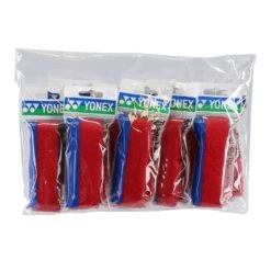Yonex Overgrip Frottee Grip (Übergriffband) Rot - 10 Stück Im Beutel