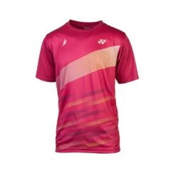 Yonex Tshirt Practice Graphic Bordeauxrot Herren