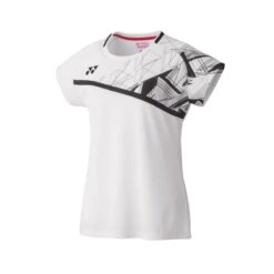 Yonex Sport-Shirt Badminton Tournament #20 Weiss Damen