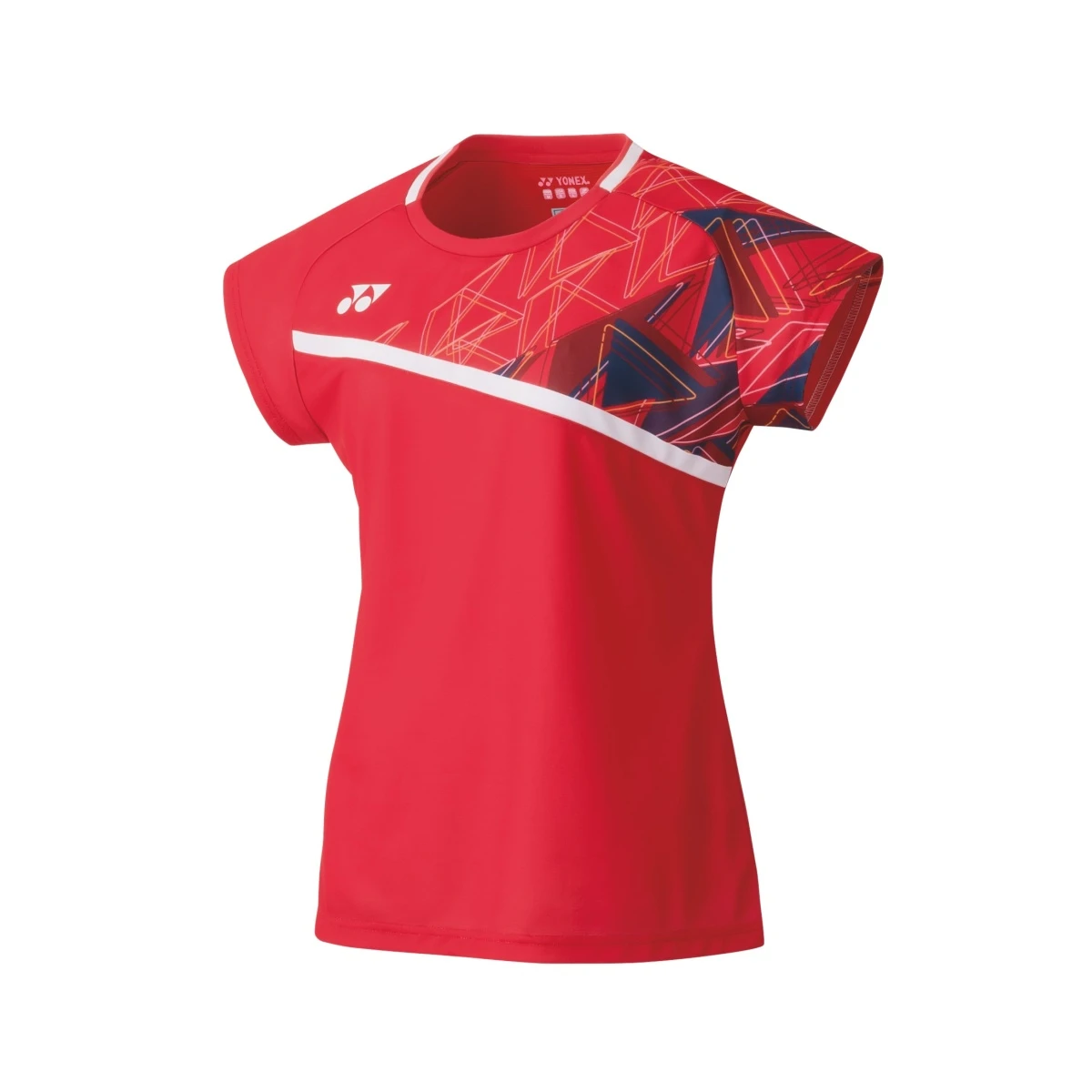 Yonex Badminton-Shirt Tournament Rot Damen