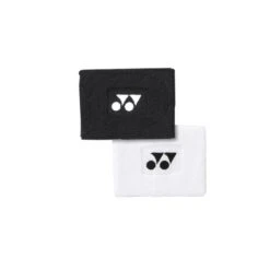 Yonex Schweissband Handgelenk Logo Mitte Weiss 1er