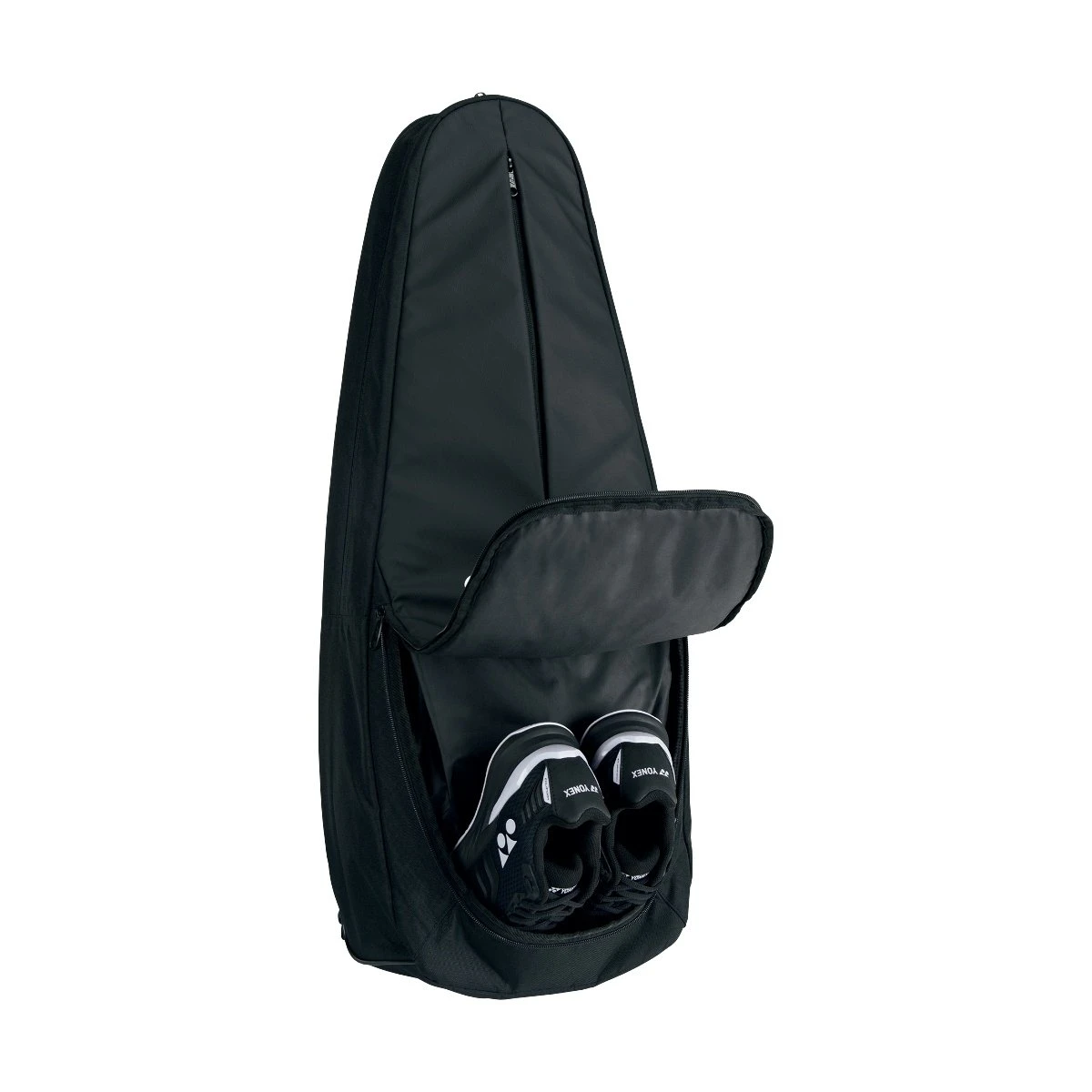 Yonex Racketbag Team Raquet Case 2 2023 (Schlägertasche, 1 Hauptfach, Schultergurt) Schwarz – Bild 2