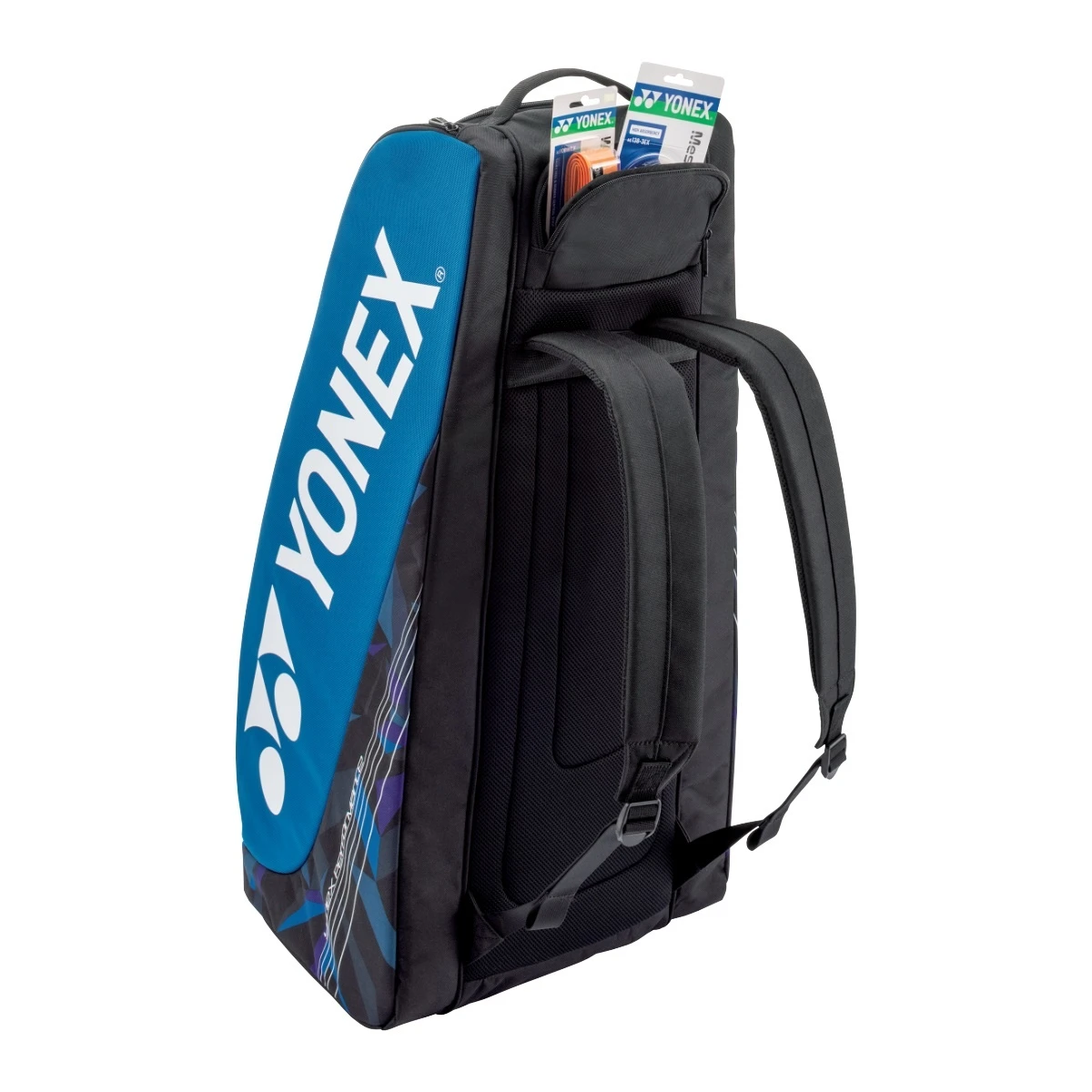 Yonex Schlägertasche Standbag Racketbag Pro 38x33x76cm Blau – Bild 3
