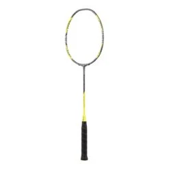 Yonex Badmintonschläger ARC Saber 7 Pro #22 (ausgewogen, Mittel, Made In Japan) Grau/gelb - Unbesaitet -