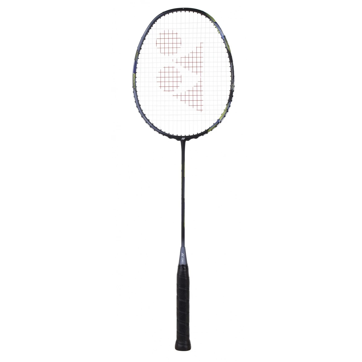 Yonex Badmintonschläger Astrox 22F (kopflastig, Mittel) Schwarz/lime - Besaitet -
