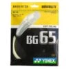 Yonex Badmintonsaite BG65 (Allround+Haltbarkeit) Natur 10m Set