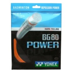Yonex Badmintonsaite BG 80 Power (Power+Touch) Orange 10m Set