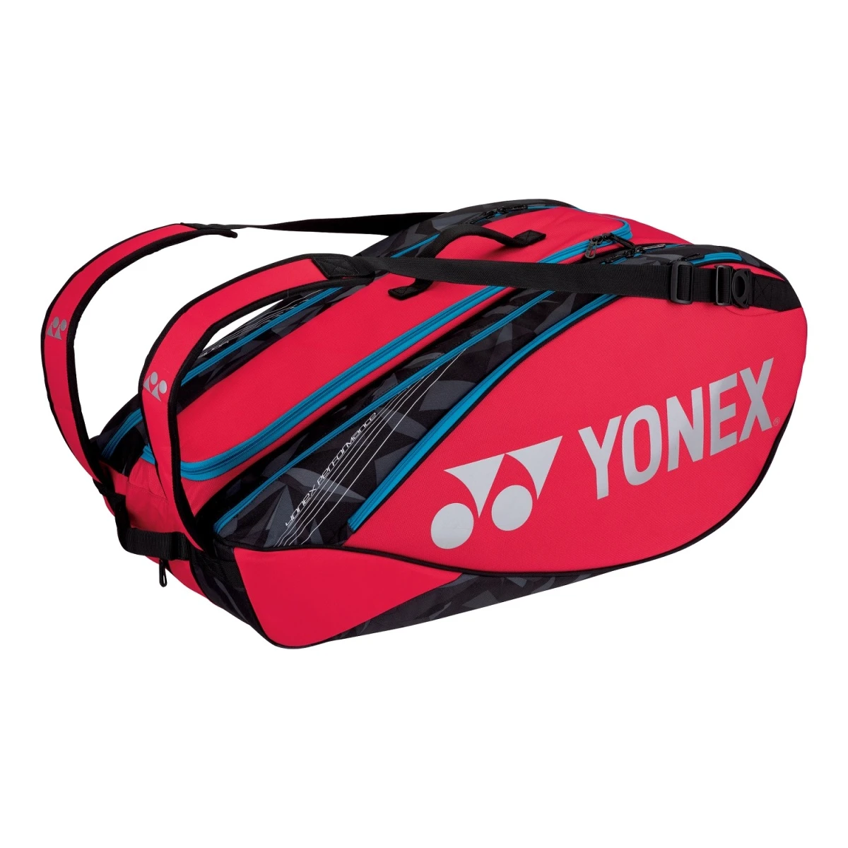 Yonex Racketbag Pro Racquet (Schlägertasche, 3 Hauptfächer, Therrmofach) Rot 9er