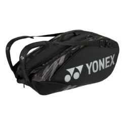 Yonex Racketbag Pro Racquet (Schlägertasche, 3 Hauptfächer, Therrmofach) Schwarz/grau 9er