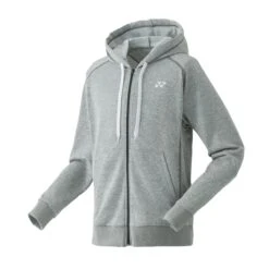 Yonex Kapuzenjacke Hoodie Full-Zip Hellgrau Herren