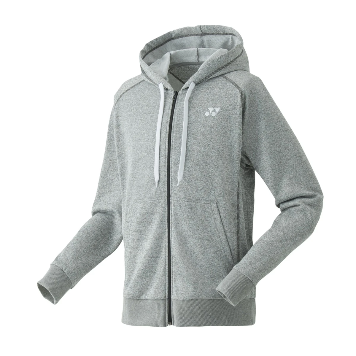 Yonex Kapuzenjacke Hoodie Full-Zip Hellgrau Herren