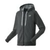 Yonex Kapuzenjacke Hoodie Full-Zip Dunkelgrau Herren
