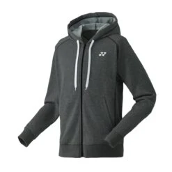 Yonex Kapuzenjacke Hoodie Full-Zip Dunkelgrau Herren