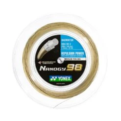 Yonex Badmintonsaite Nanogy 98 (Power+Touch) Gold 200m Rolle