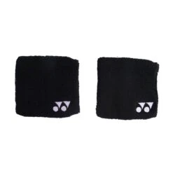 Yonex Schweissband Handgelenk Logo Schwarz 2er