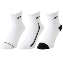 Yonex Sportsocken Quarter Weiss - 3 Paar