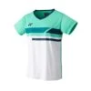 Yonex Sport-Tshirt Crew Neck Club Team 2023 Weiss/mintgrün Damen